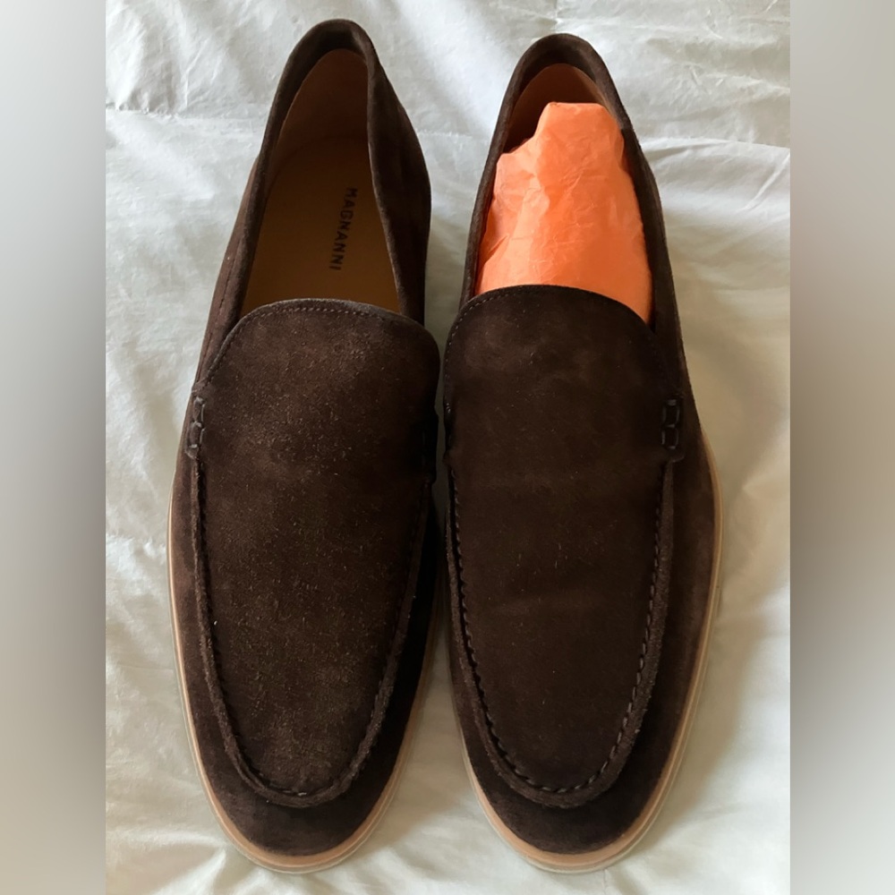 MAGNANNI Lorenco Suede Loafer- NWT in box- both pair
